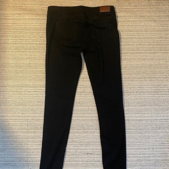 Black Hollister Super Skinny Low Rise Jeans - Picture 4 of 5